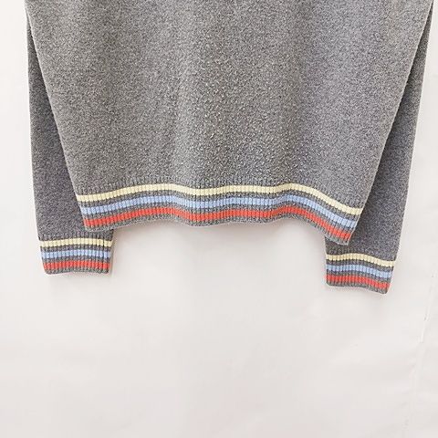 Dior Homme Knit Sweater Long Sleeve Cashmere Wool Gray X3l — view 6