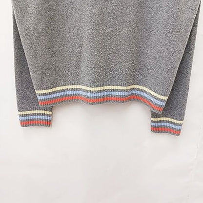 Dior Homme Knit Sweater Long Sleeve Cashmere Wool Gray X3l — view 6