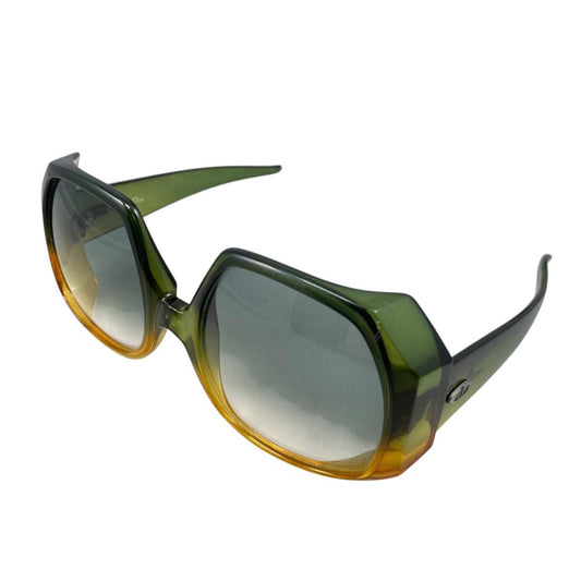Dior Sunglasses Vintage Oversized Green Yellow Gradient Optil Eyewear