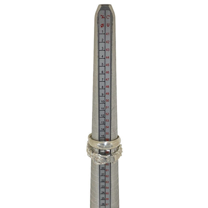Hermes Boucles Sellier Inflexible Ring 925 Sterling Silver — view 7