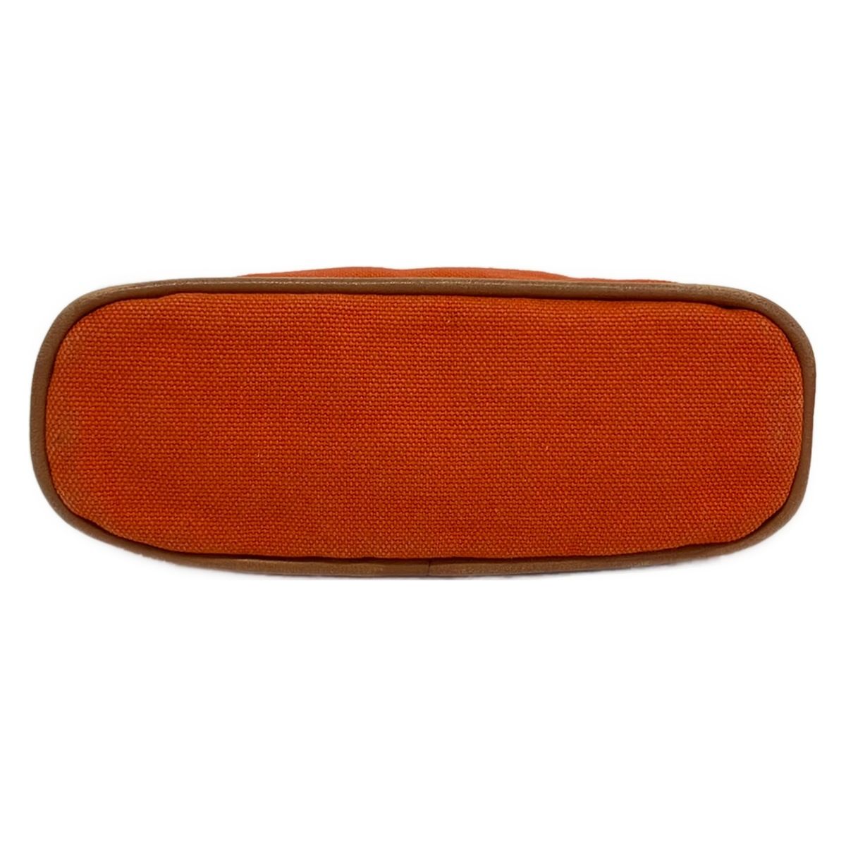 Hermes Pouch Bolide 15 Orange Light Brown Leather — view 3