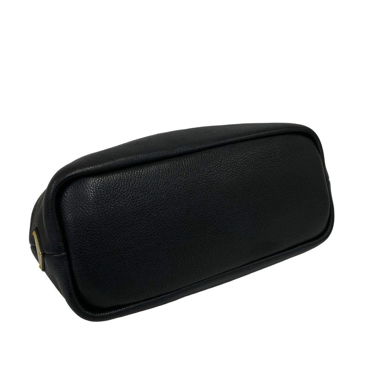 Prada Perforated Leather Handbag Mini Tote Black — view 7