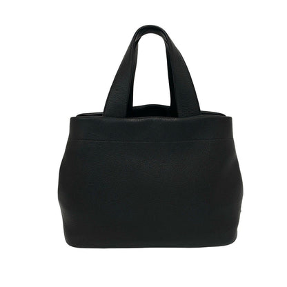 Prada Perforated Leather Handbag Mini Tote Black — view 3
