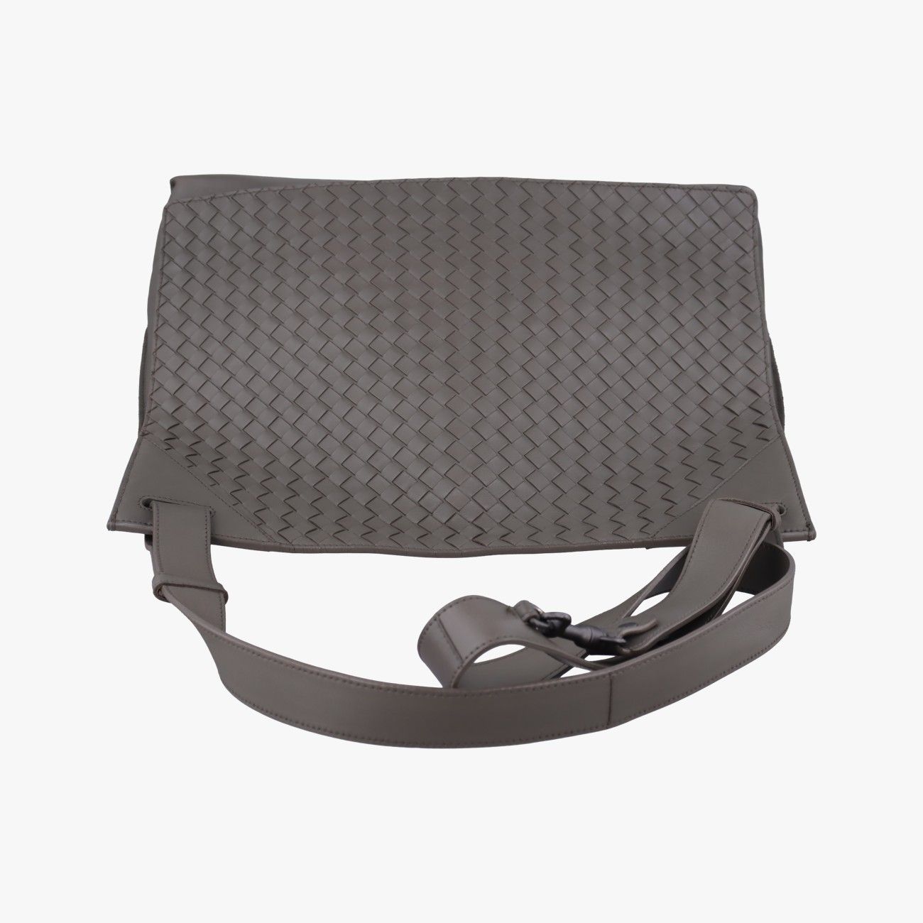Bottega Veneta Intrecciato Gray Lambskin — view 8