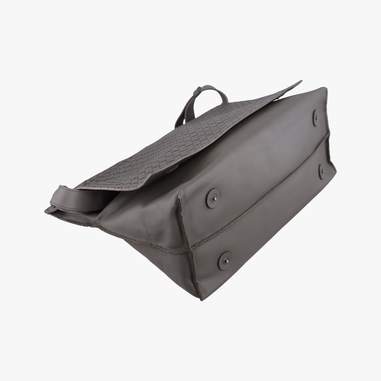 Bottega Veneta Intrecciato Gray Lambskin — view 5