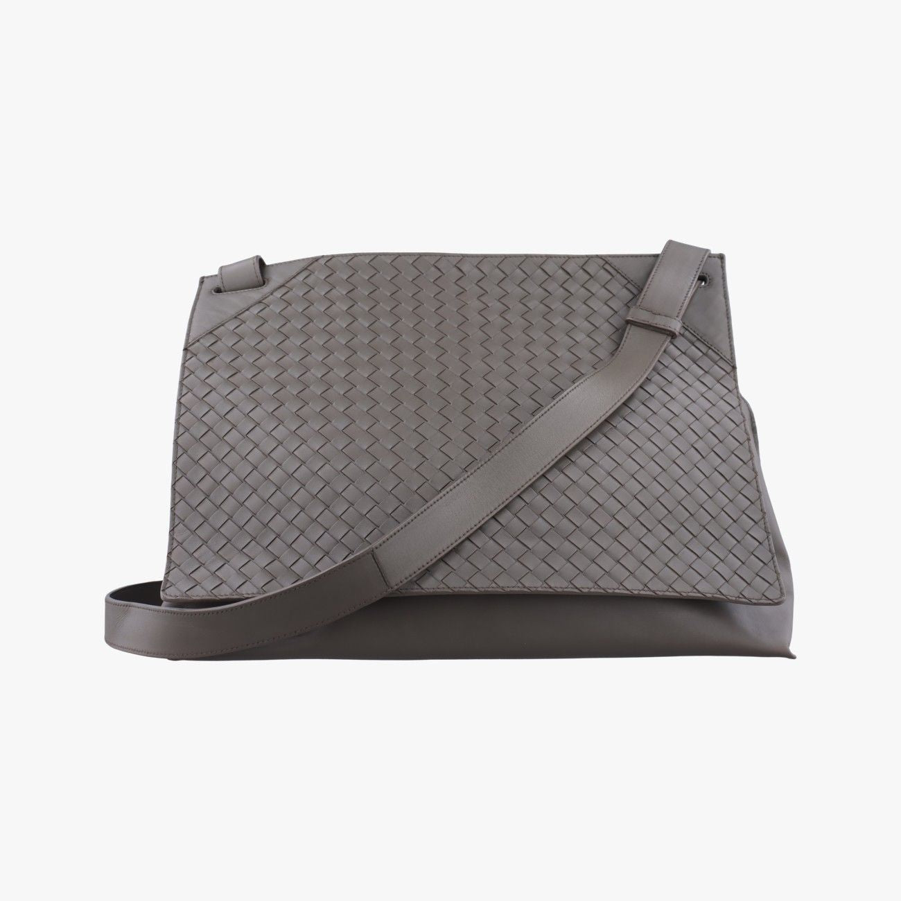Bottega Veneta Intrecciato Gray Lambskin