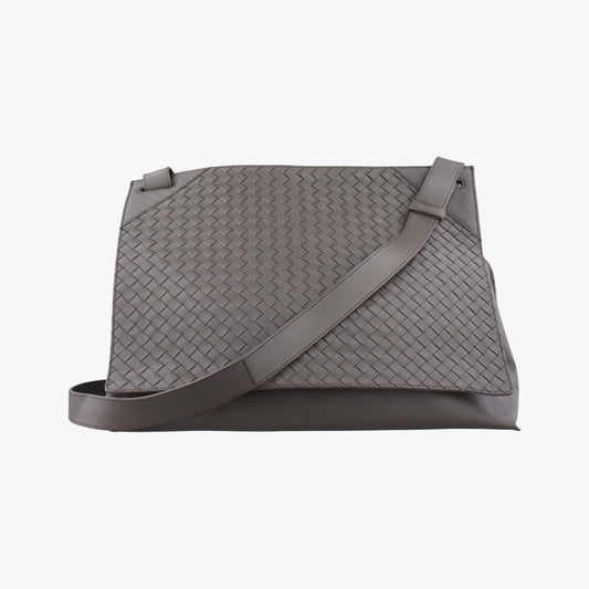 Bottega Veneta Intrecciato Gray Lambskin