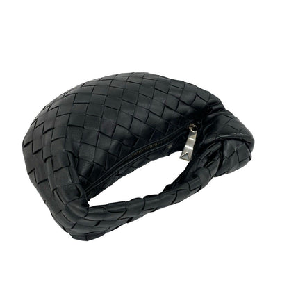 Bottega Veneta Mini Jodie Intrecciato Leather Handbag Black — view 4
