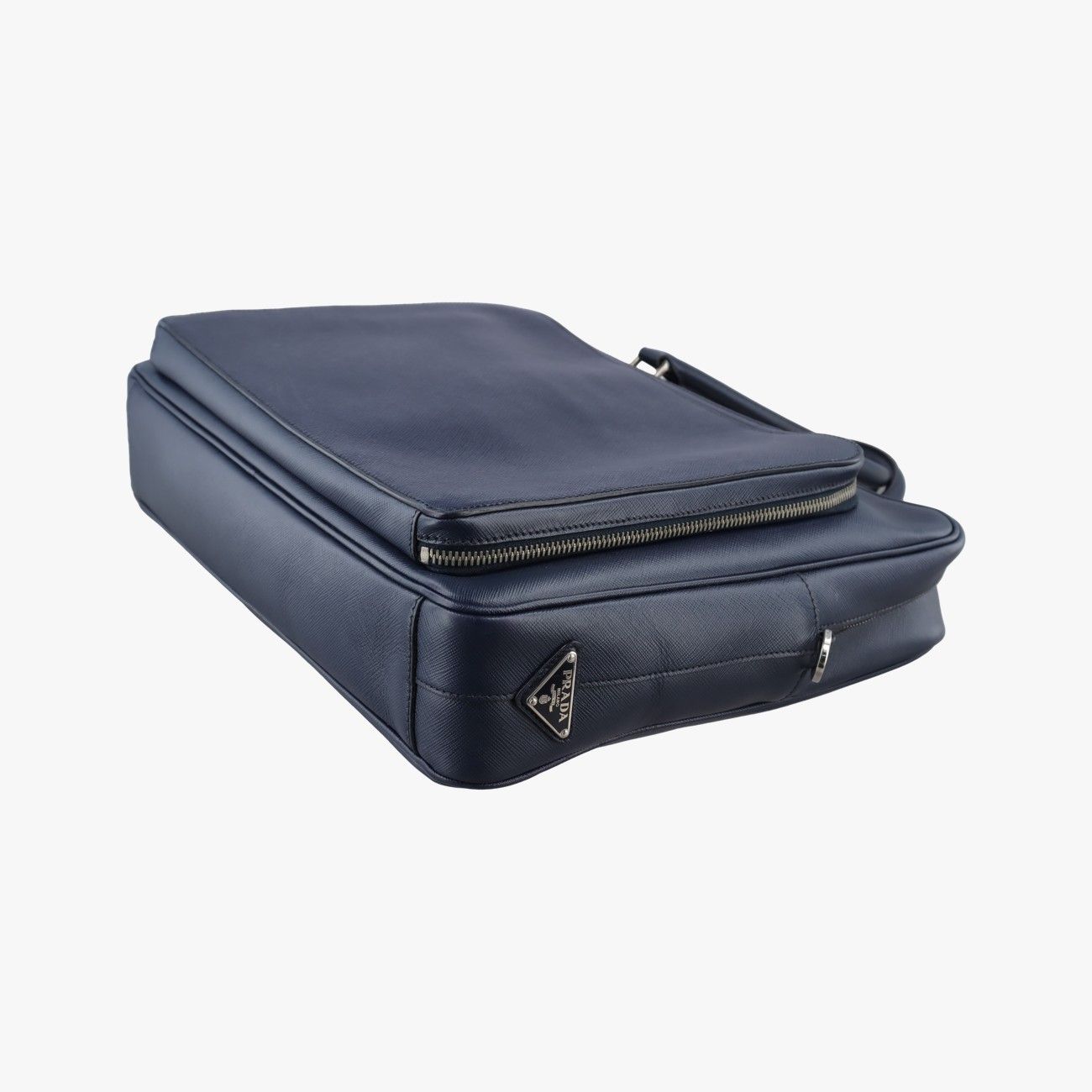 Prada Navy Saffiano Leather — view 4