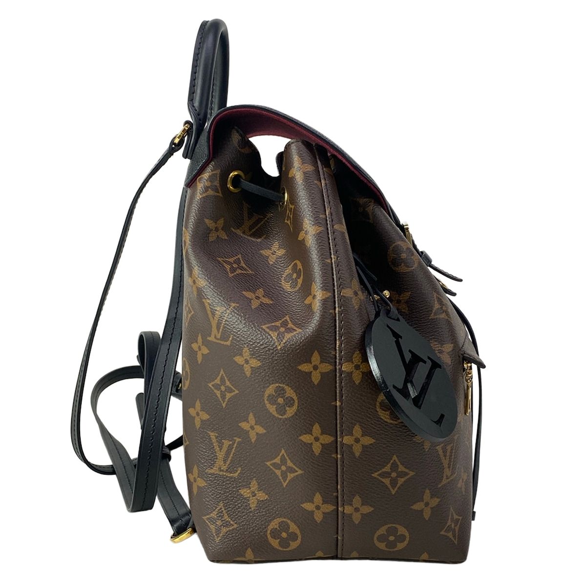 Louis Vuitton Backpack Monogram Montsouris NMPM Noir Leather Cowhide — view 2