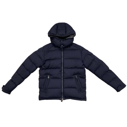 Moncler Down Jacket Montgenevre Wool Navy