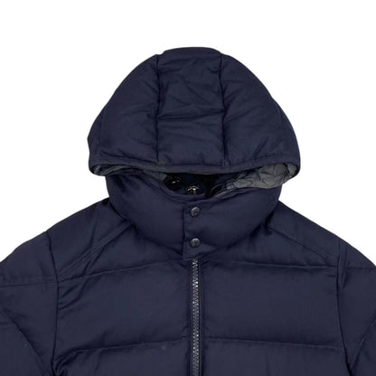 Moncler Down Jacket Montgenevre Wool Navy — view 3