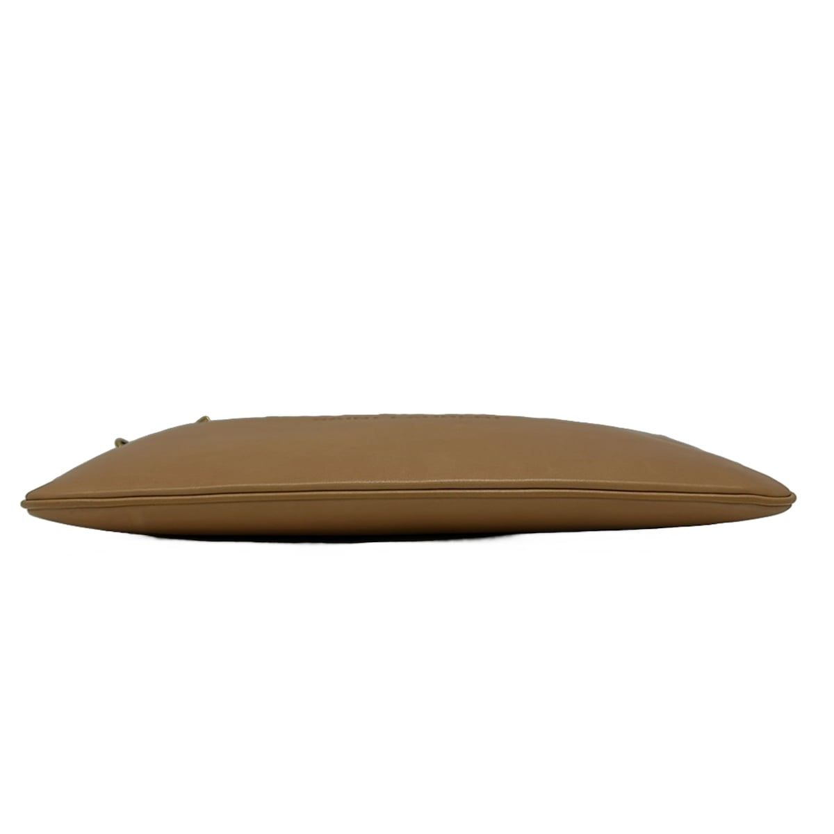 Saint Laurent Paris Clutch Pouch Rive Gauche Beige Leather — view 5