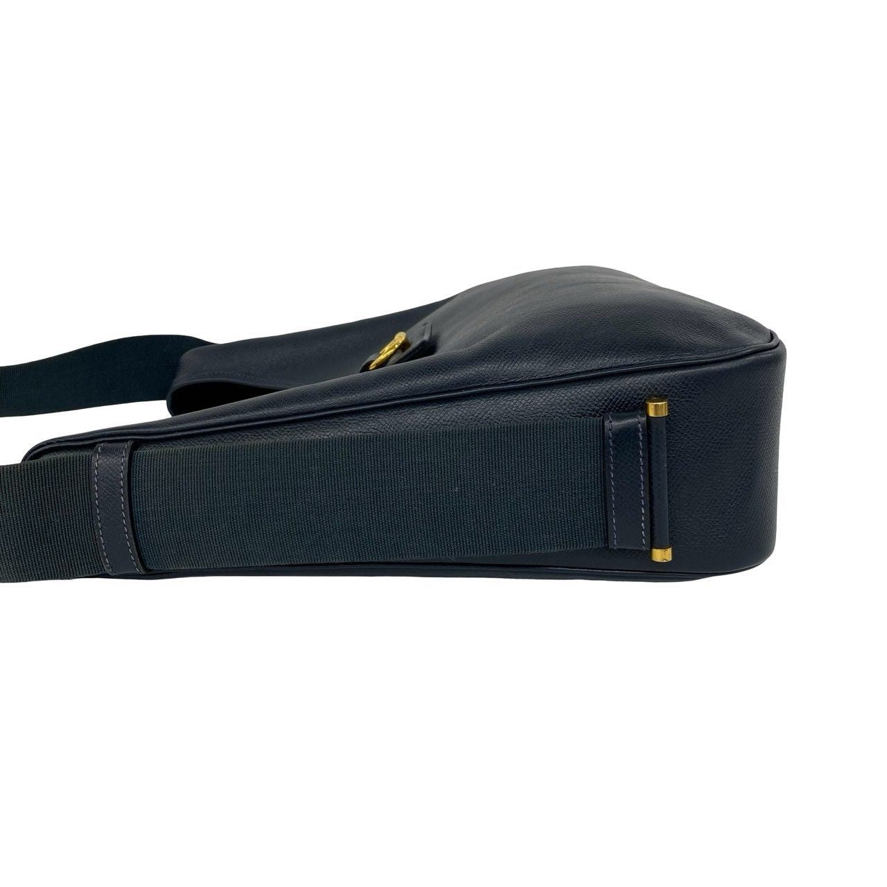 Hermes Shoulder Bag Navy — view 5