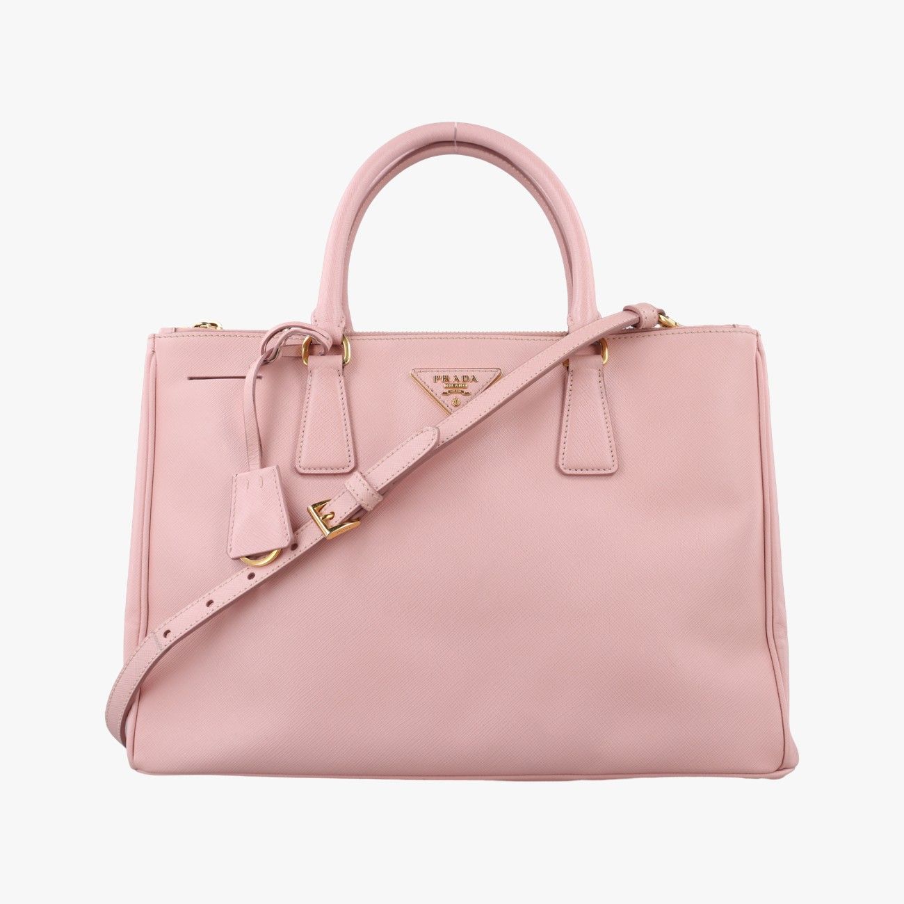 Prada Galleria Pink Saffiano Leather