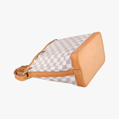 Louis Vuitton Noe BB Azur Damier Canvas Bucket Bag — view 7