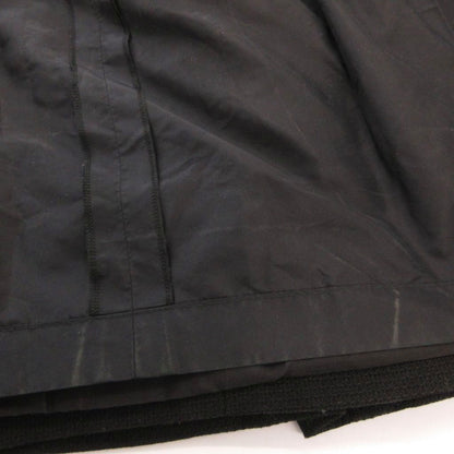 Chanel Tack Skirt Flared Knee Tweed Wool Mixed Black 36 — view 6
