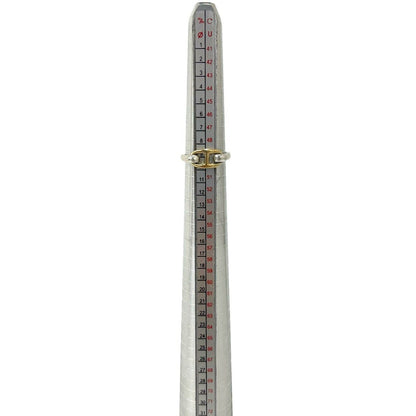 Hermes Vintage Chaine D'ancre Ring Silver Yellow Gold — view 7