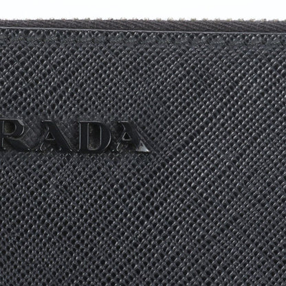 Prada White Saffiano Leather Clutch Pouch Business — view 8