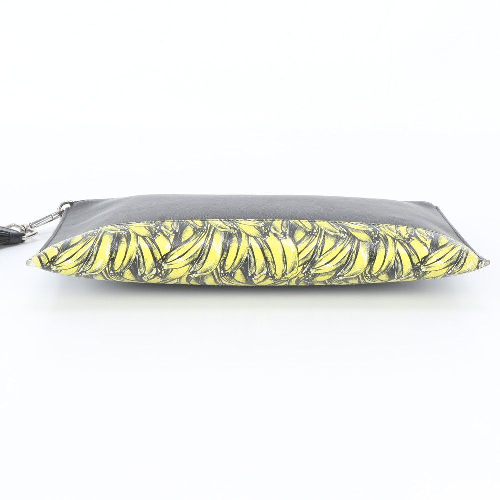 Prada White Saffiano Leather Clutch Pouch Business — view 6