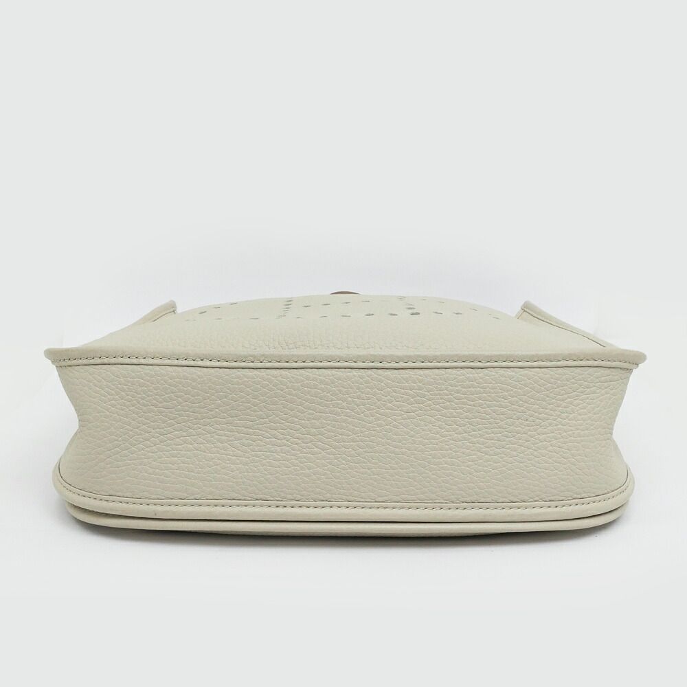 Hermes Evelyne 3 PM Beton Silver Taurillon Clemence Shoulder Bag — view 3