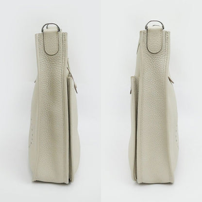 Hermes Evelyne 3 PM Beton Silver Taurillon Clemence Shoulder Bag — view 2