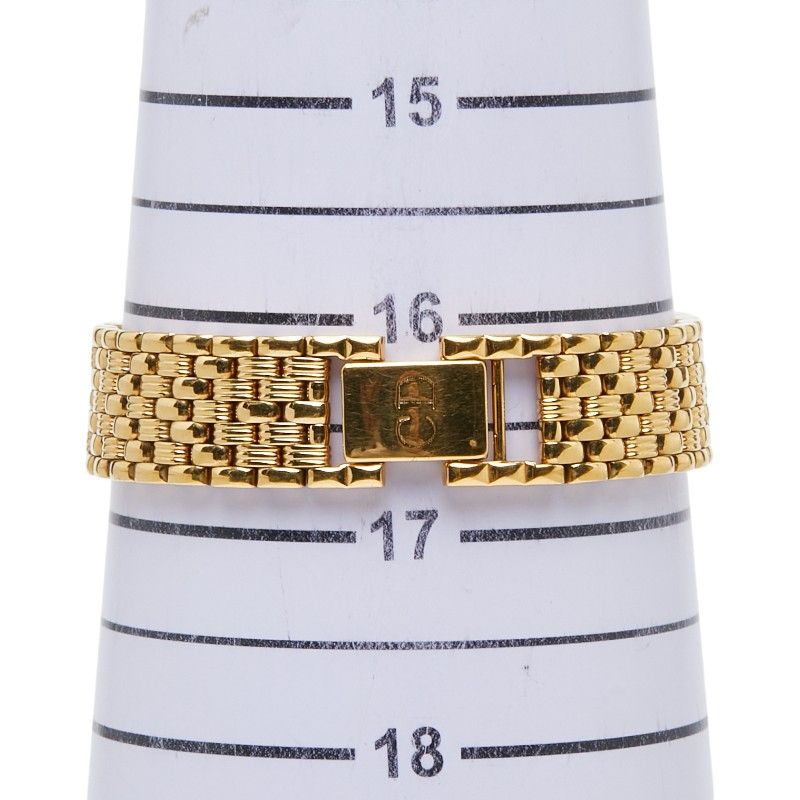Dior Octagon Watch 151 Gold Stainless Steel Rhinestone — view 7
