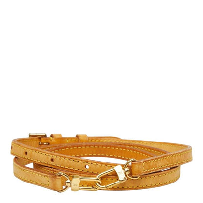 Louis Vuitton Shoulder Strap Brown Leather