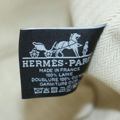Hermes Brid-a-brac GM Pouch Rocabar Handbag Wool H Logo Orange Brown BB — view 4