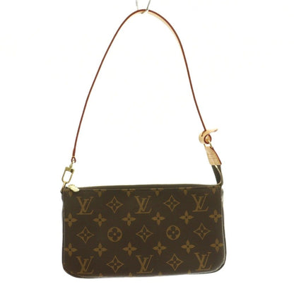 Louis Vuitton Monogram Pochette Accessoires Handbag Pouch Canvas Logo Brown BB