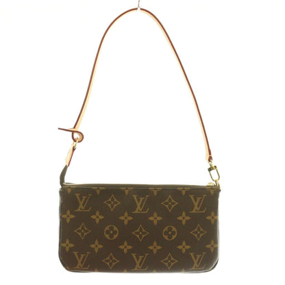 Louis Vuitton Monogram Pochette Accessoires Handbag Pouch Canvas Logo Brown BB — view 3