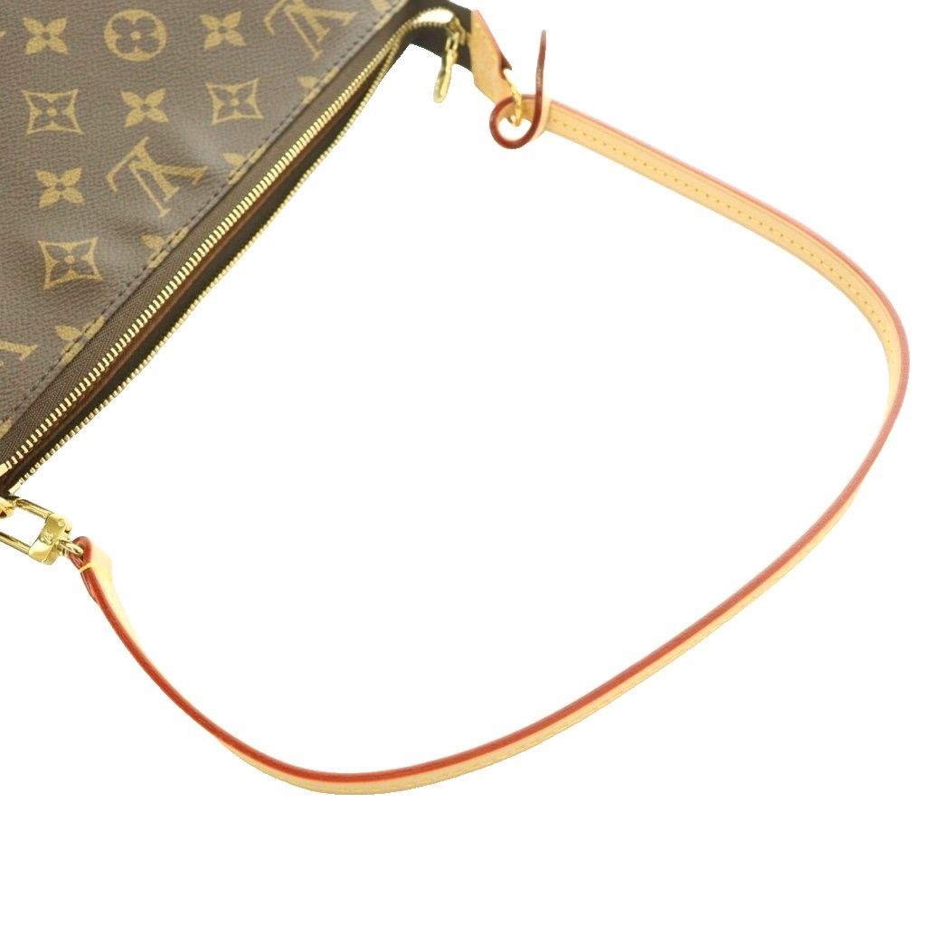 Louis Vuitton Monogram Pochette Accessoires Handbag Pouch Canvas Logo Brown BB — view 6