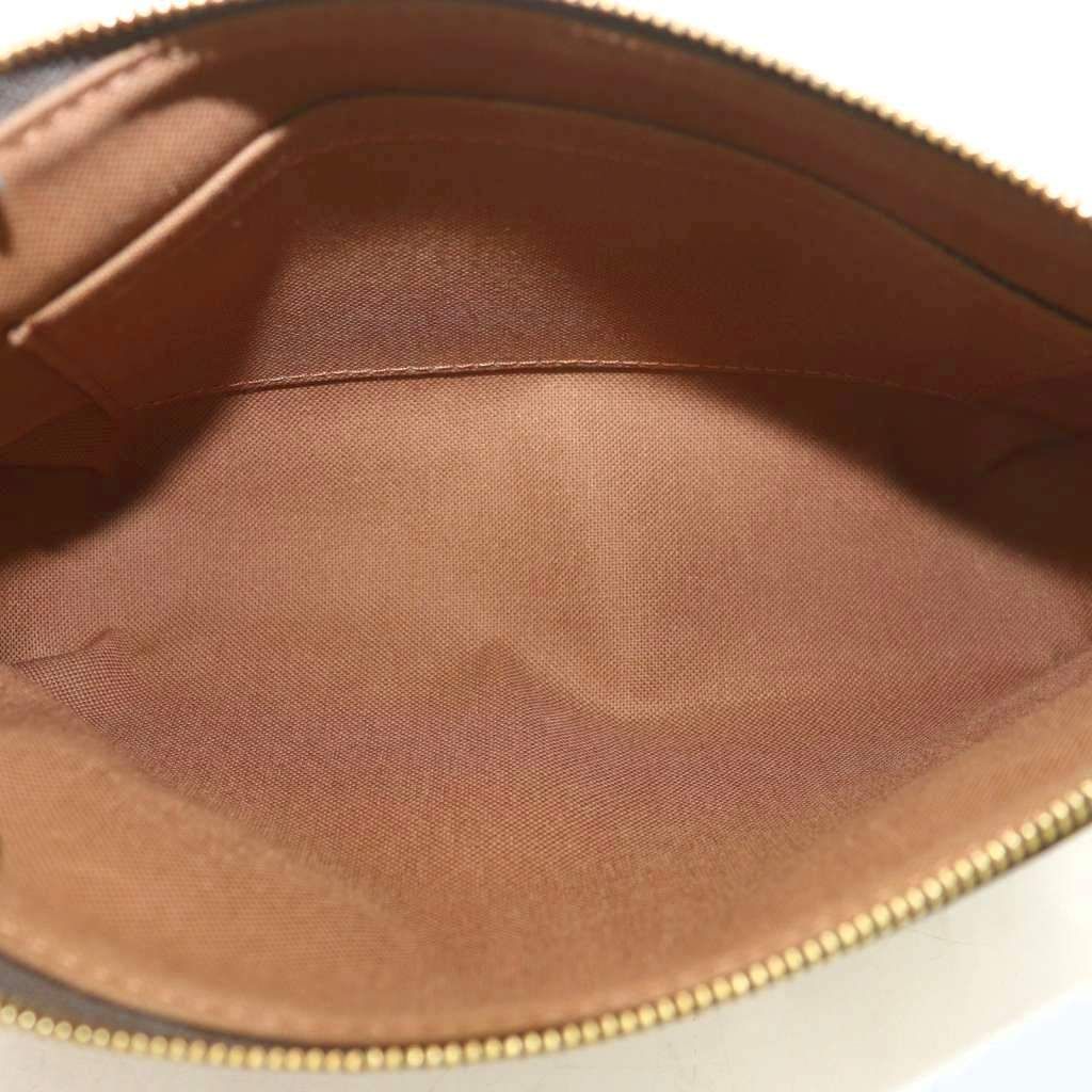 Louis Vuitton Monogram Pochette Accessoires Handbag Pouch Canvas Logo Brown BB — view 5