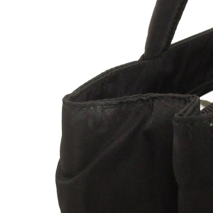 Prada Tessuto Tote Bag Nylon Participating Plate Black — view 8