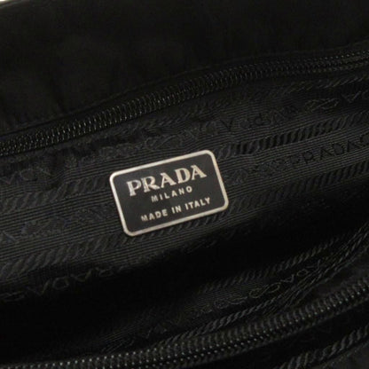 Prada Tessuto Tote Bag Nylon Participating Plate Black — view 6