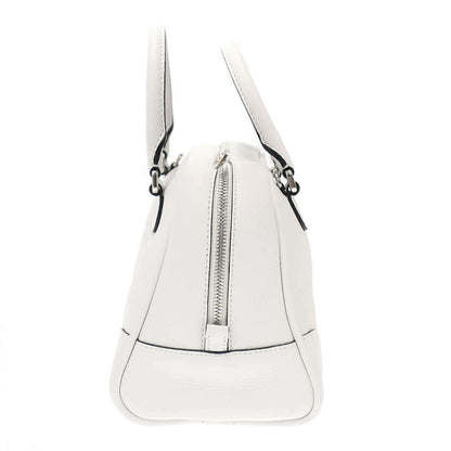 Loewe Amazona 75 Small Leather Shoulder Bag White — view 3