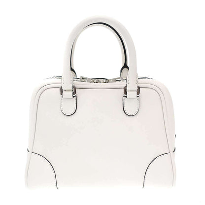 Loewe Amazona 75 Small Leather Shoulder Bag White — view 2