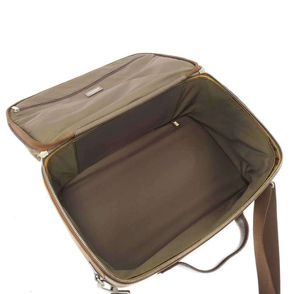 Chanel New Travel Line CC Logo Shoulder Boston Bag Khaki — view 6