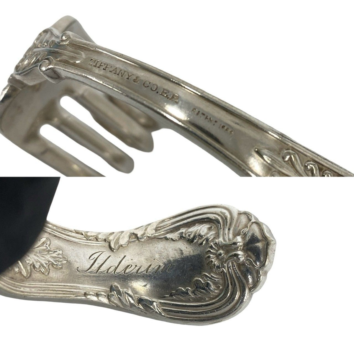 Tiffany & Co Vintage Cutlery Bangle Bracelet Silver — view 3