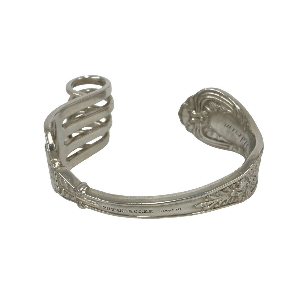 Tiffany & Co Vintage Cutlery Bangle Bracelet Silver — view 6
