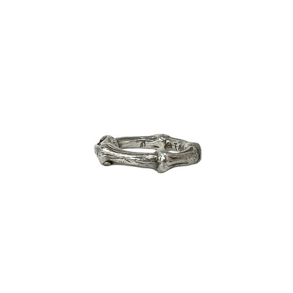 Tiffany & Co Vintage Bamboo Ring 925 Sterling Silver — view 4