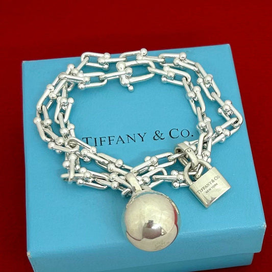 Tiffany & Co HardWear Small Wrap Bracelet 925 Sterling Silver
