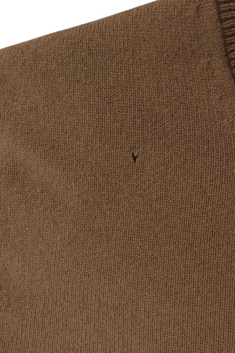 Louis Vuitton Jze Inside Out Neck Logo Cashmere Knit Sweater — view 3