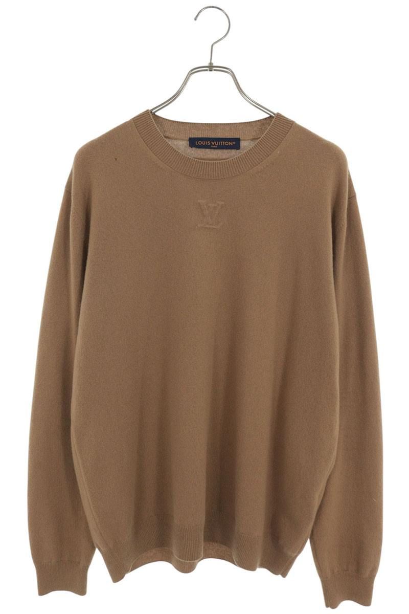 Louis Vuitton Jze Inside Out Neck Logo Cashmere Knit Sweater