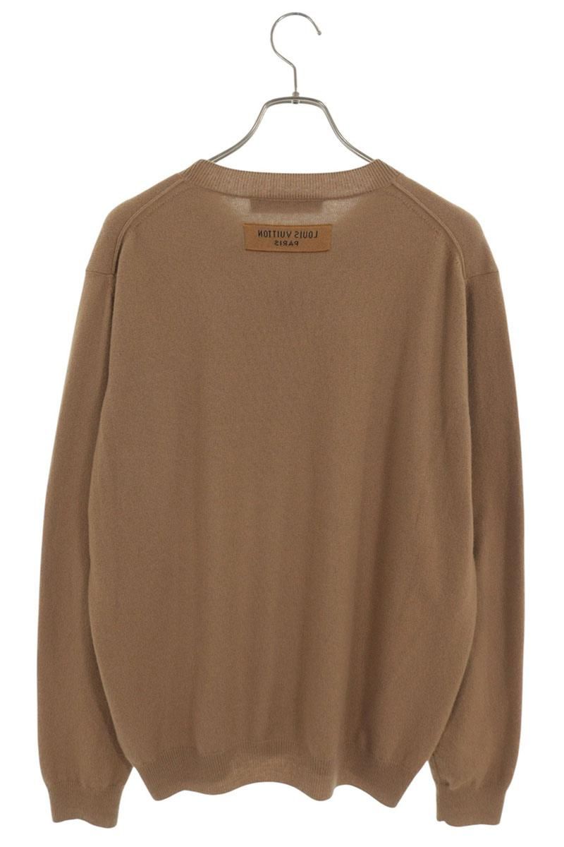 Louis Vuitton Jze Inside Out Neck Logo Cashmere Knit Sweater — view 2