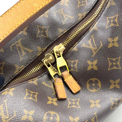 Louis Vuitton Sully MM Monogram Leather Brown Light Shoulder Bag Gold — view 7