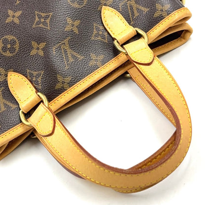 Louis Vuitton Batignolles Monogram Leather Brown Light Handbag Gold — view 5