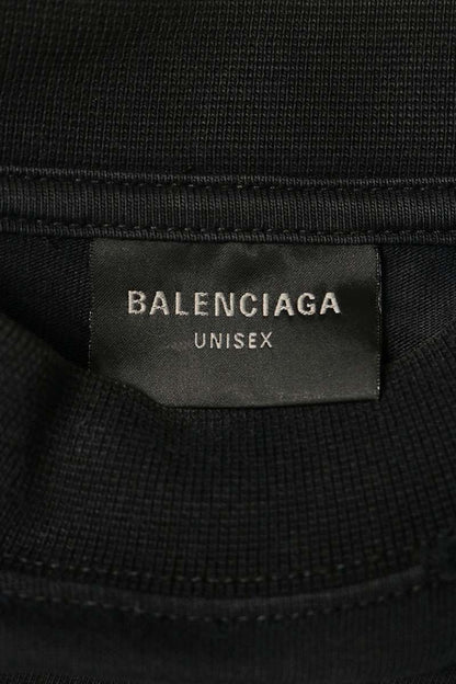 Balenciaga BB Logo Print Crush Vintage Wash T-Shirt — view 3