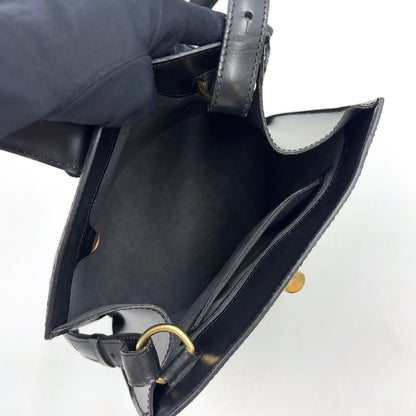 Louis Vuitton Cluny Epi Noir Leather Black Shoulder Bag Gold — view 3