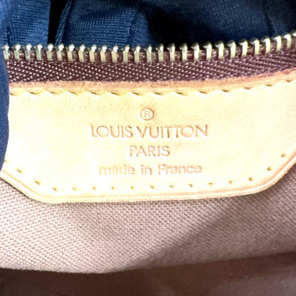 Louis Vuitton Batignolles Horizon Monogram Leather Brown Light Tote Bag Gold — view 4